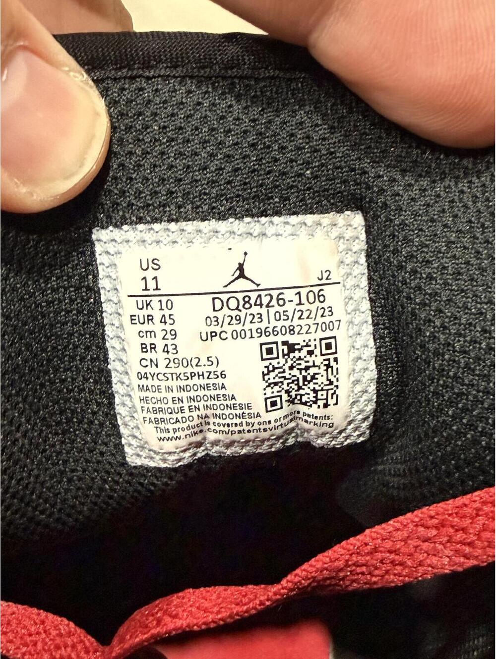 Size 11 - Air Jordan 1 Mid “Gym Red Black Toe” - Picture 6 of 6